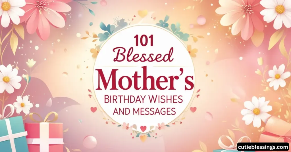 101 Blessed Mother's Birthday Wishes and Messages