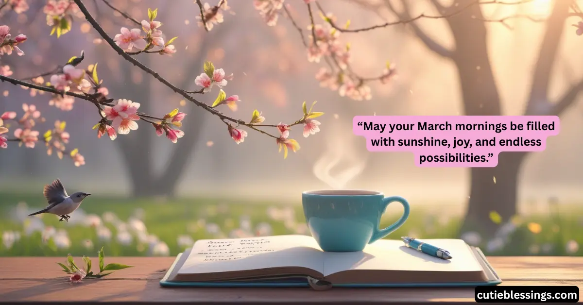Good Morning March Blessings to Start Your Day Positively