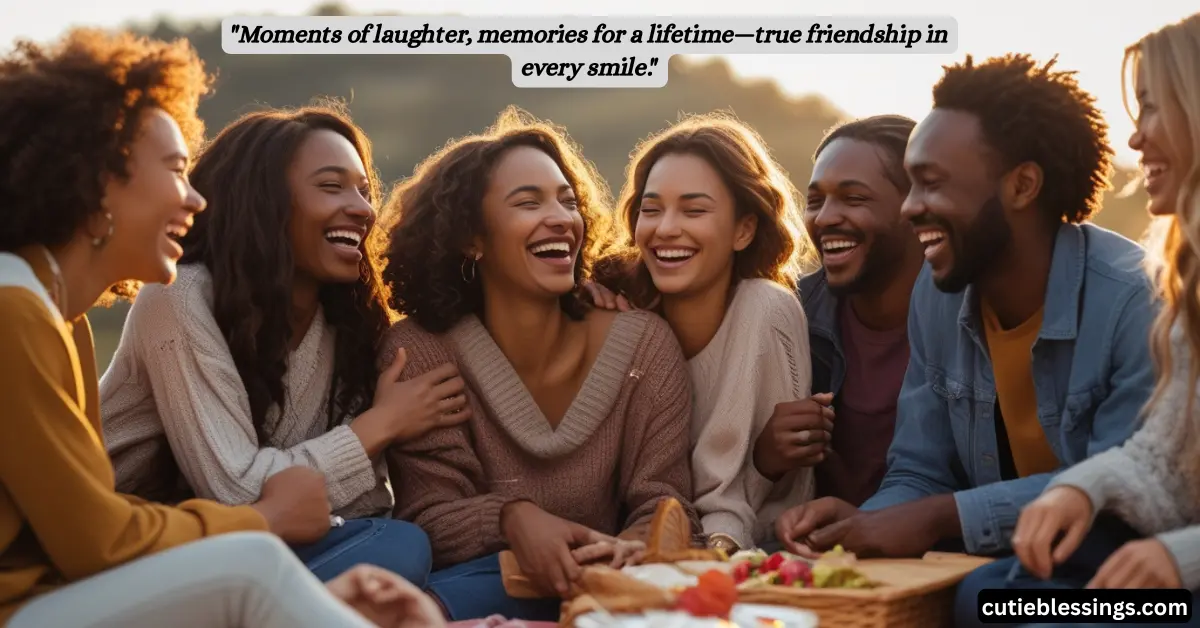 Blessed Friends are Shared Joy and Laughter