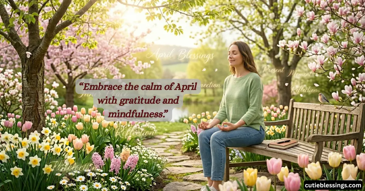 Gratitude and Mindfulness April Blessings