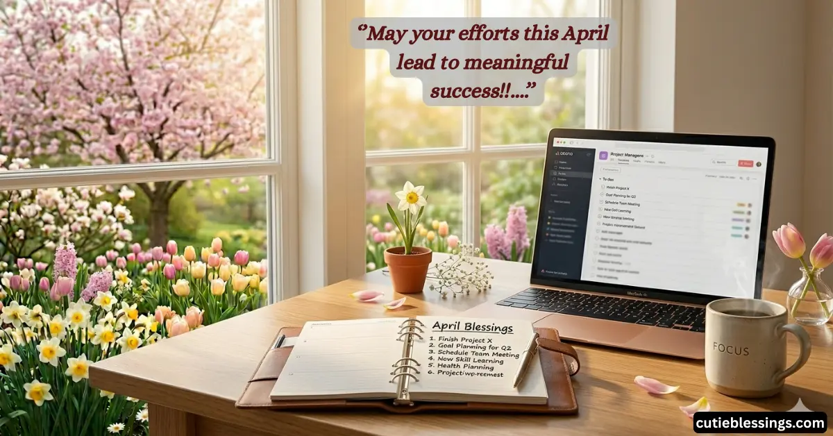 Work and Productivity April Blessings
