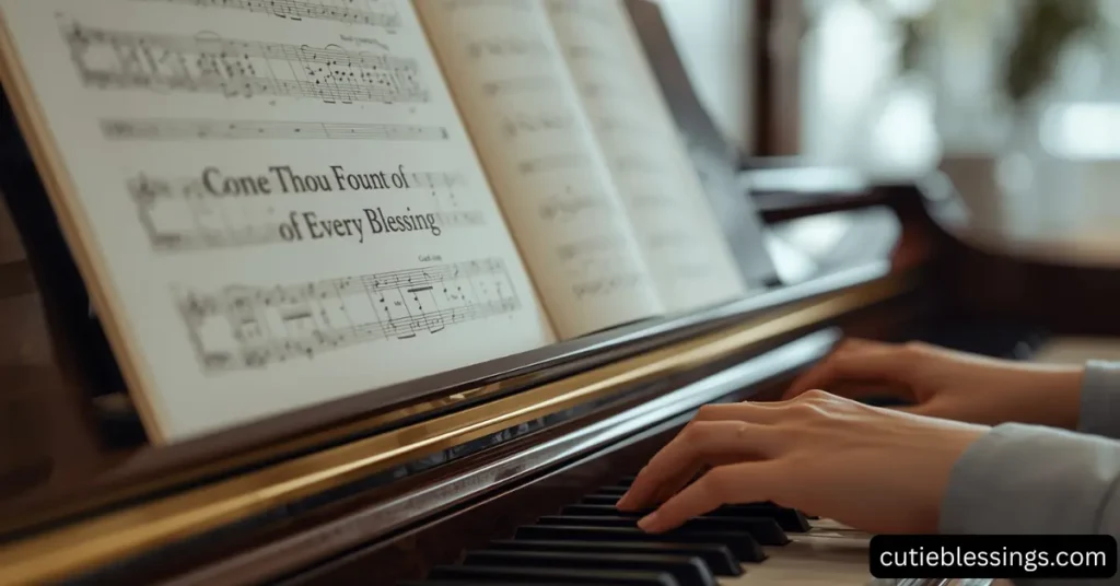 Complete Piano Sheet Music for Come Thou Fount of Every Blessing Tips