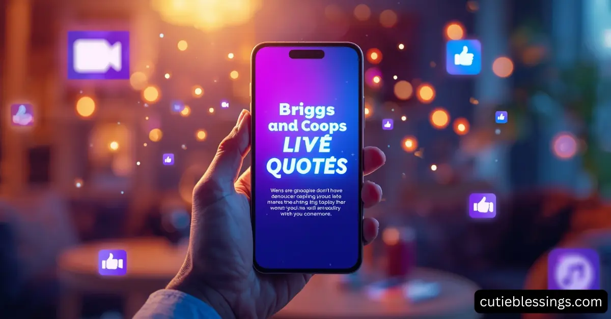 Best Briggs and Coops Live Quotes You Must See Today