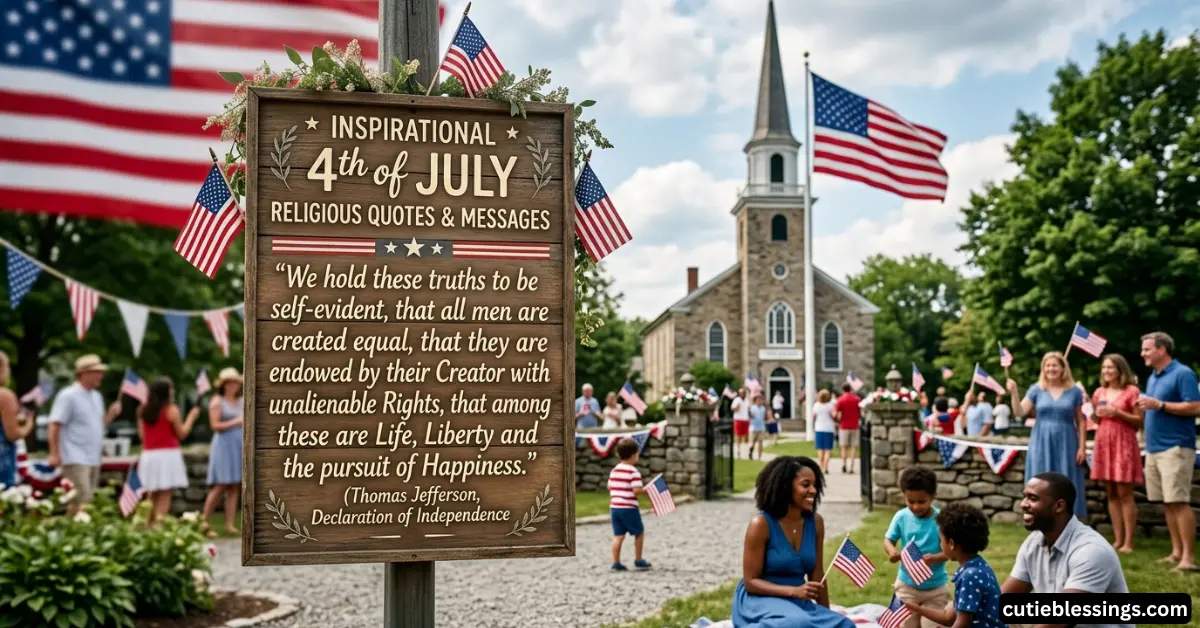 Inspirational 4th of July Religious Quotes Messages