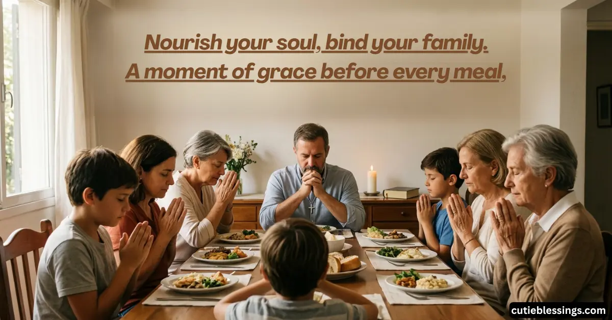 The Spiritual and Emotional Benefits of catholic prayer for blessing the food before meals