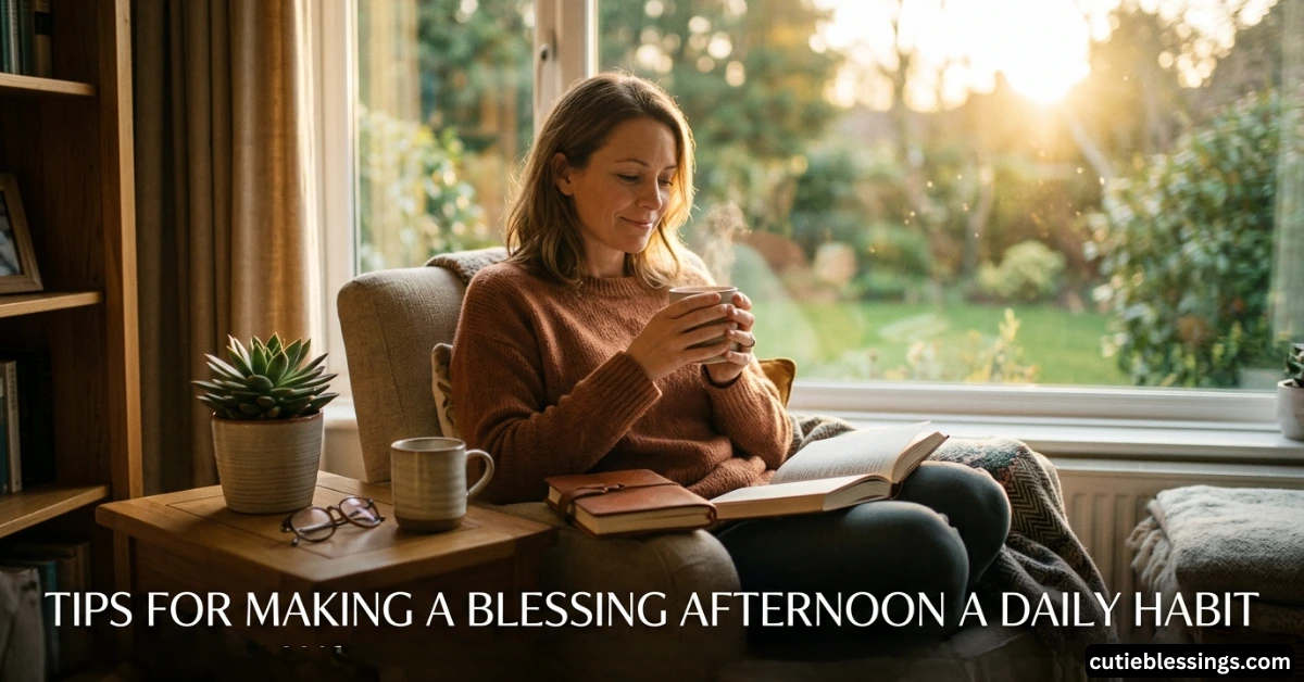 Tips for Making a Blessing Afternoon a Daily Habit