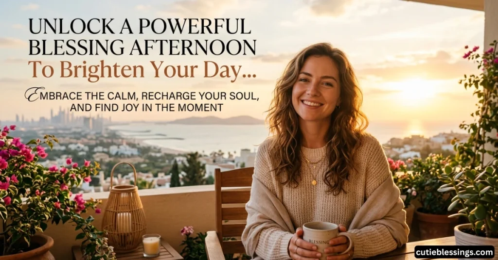 Unlock a Powerful Blessing Afternoon to Brighten Your Day