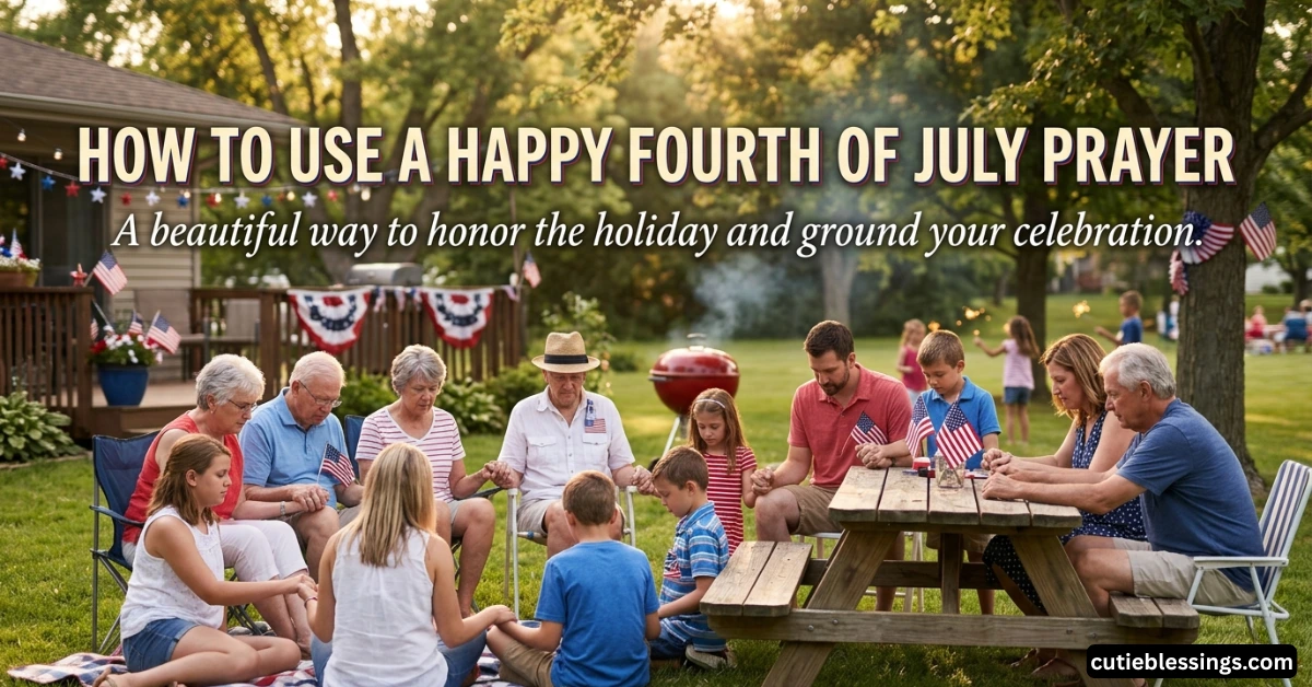 How to Use a Happy Fourth of July Prayer