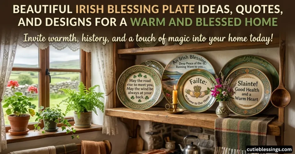 Beautiful Irish Blessing Plate Ideas, Quotes, and Designs for a Warm and Blessed Home
