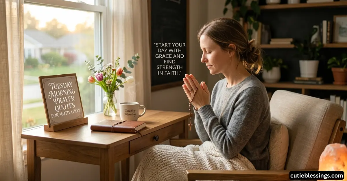 Tuesday Morning Prayer Quotes for Motivation 