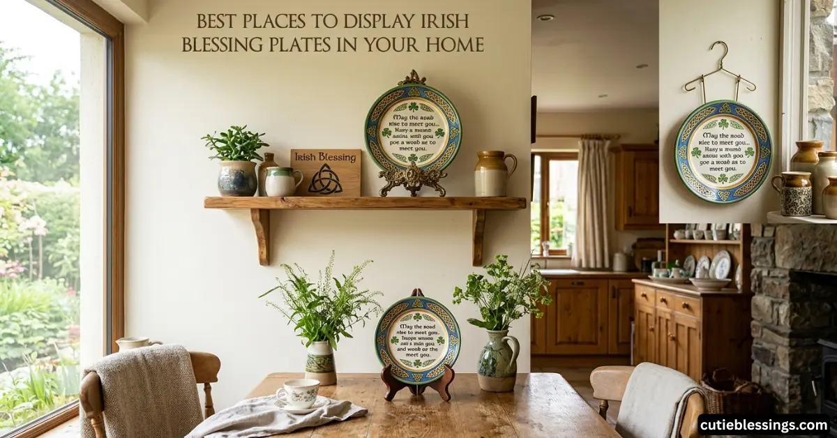 Best Places to Display Irish Blessing Plates in Your Home