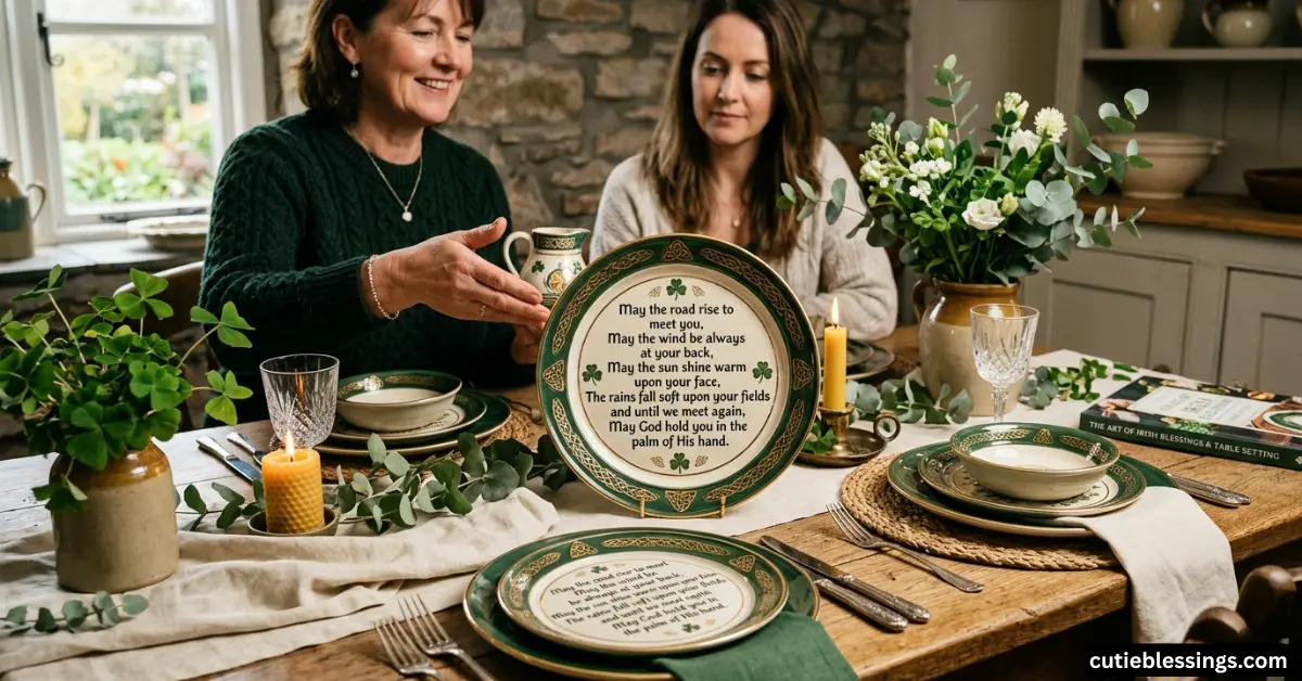 Expert Tips for Styling Irish Blessing Plates