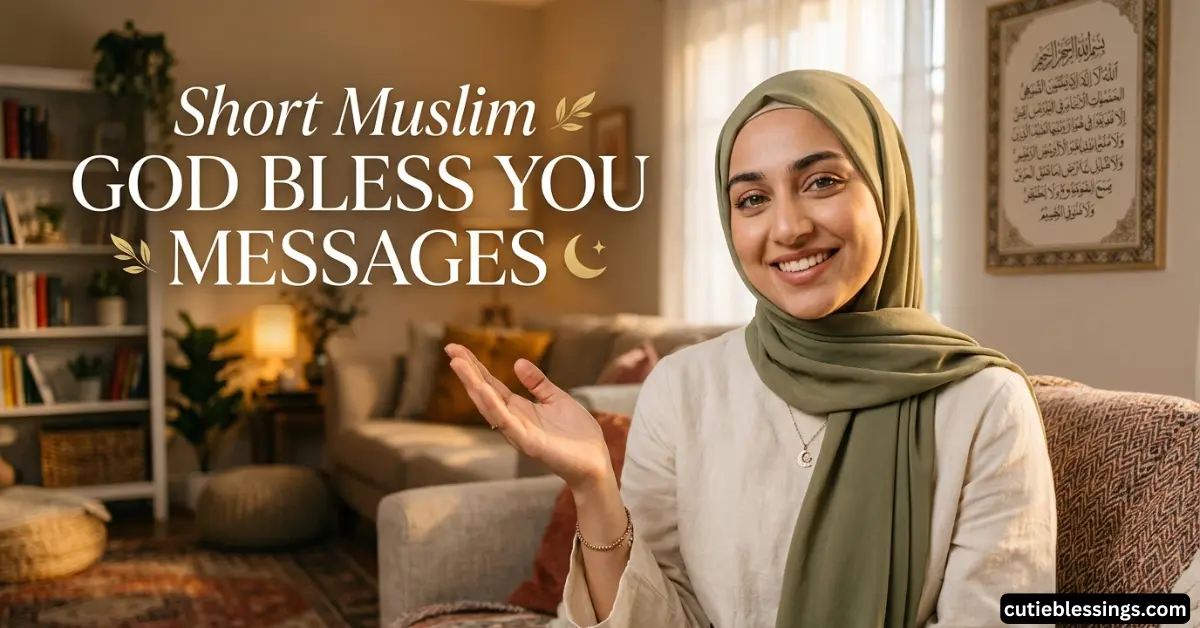 Short Muslim God Bless You Messages