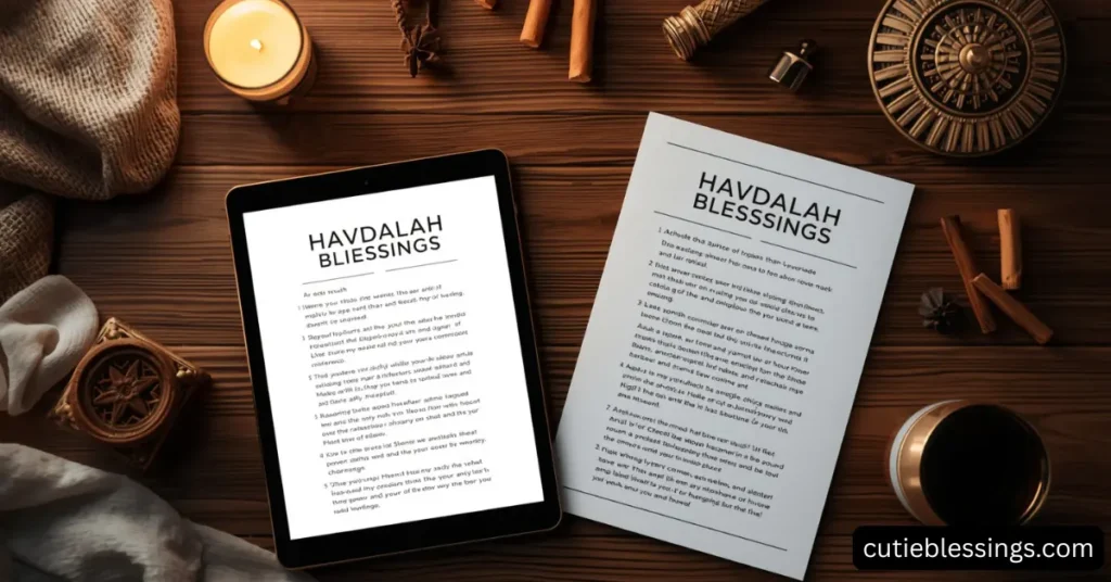 Havdalah Blessings PDF Proven Guide for Beginners
