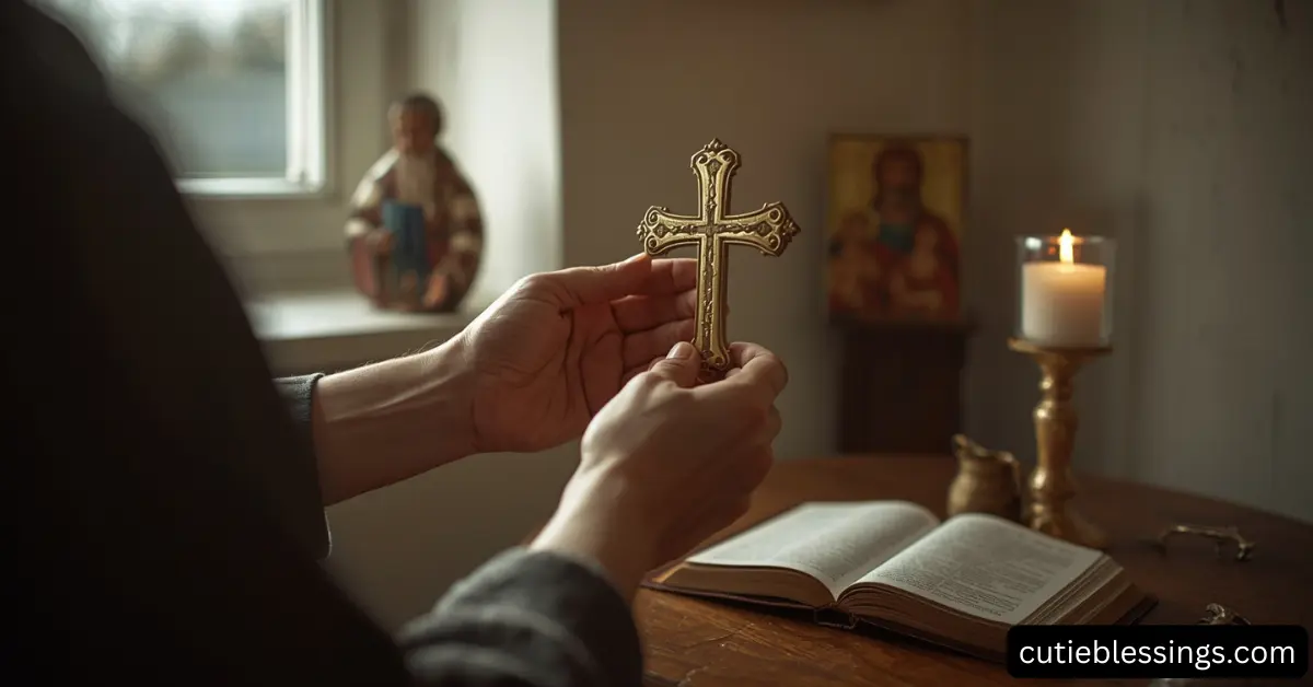 How to Use an Orthodox Blessing Cross at Home