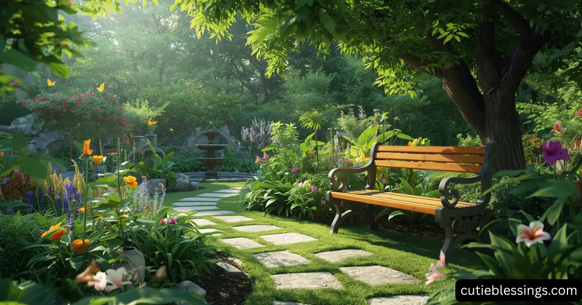 Creating a Peaceful Garden Theme