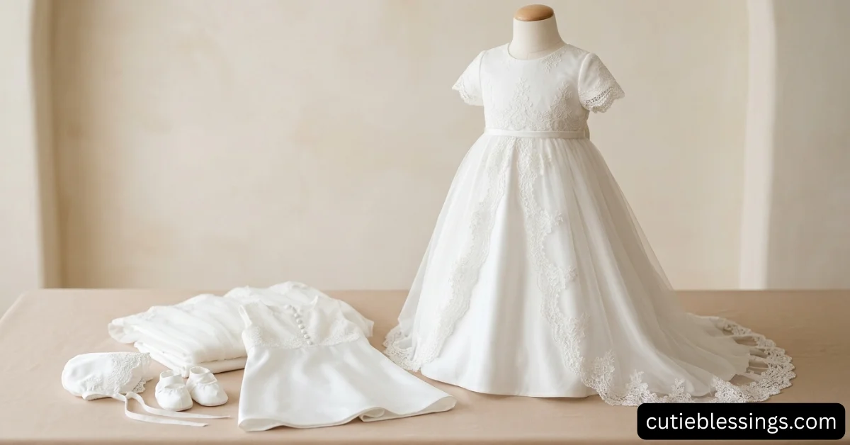 Convertible Blessing Dress and Gown Set