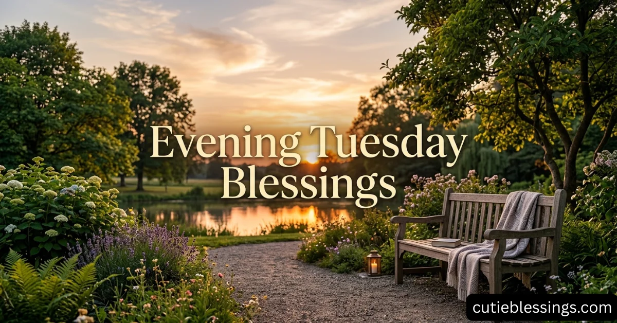 Evening Tuesday Blessings