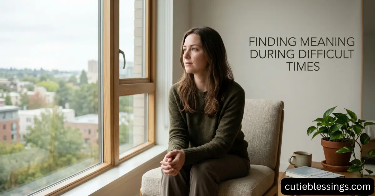 Finding Meaning During Difficult Times