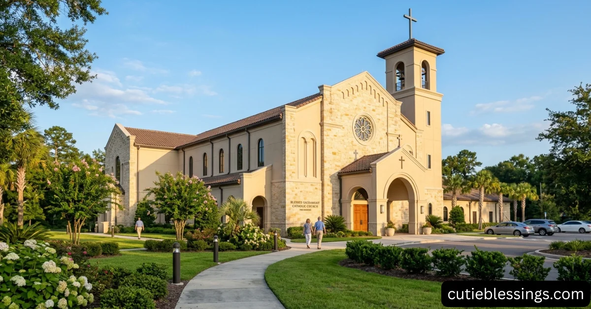 Overview of Blessed Sacrament Catholic Church Tallahassee