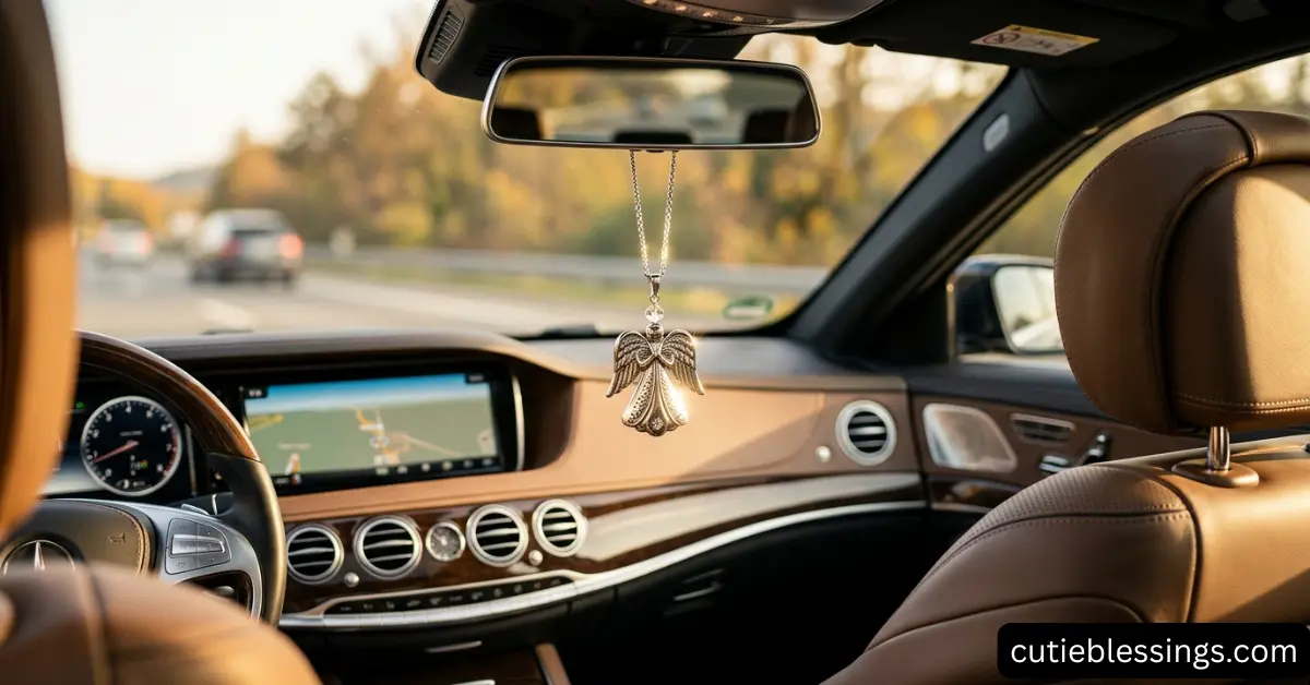 Popular Blessings Written on Angel Car Charms