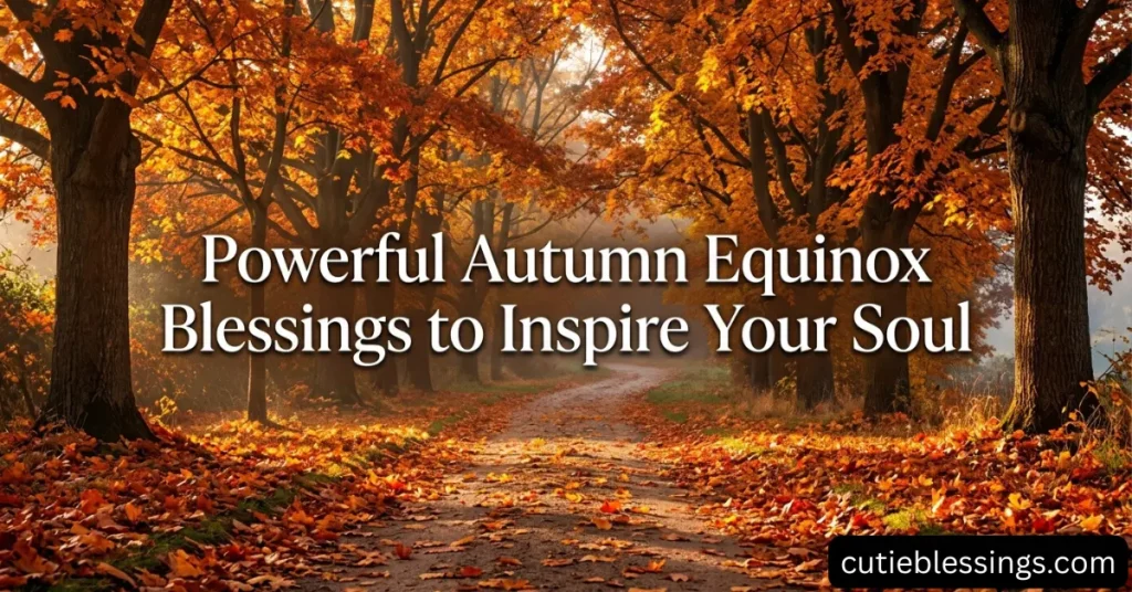 Powerful Autumn Equinox Blessings to Inspire Your Soul