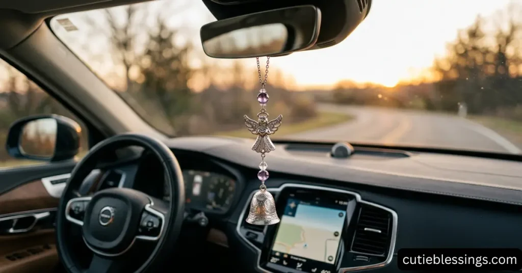 Proven Blessing Bell Angel Car Charm for Protection