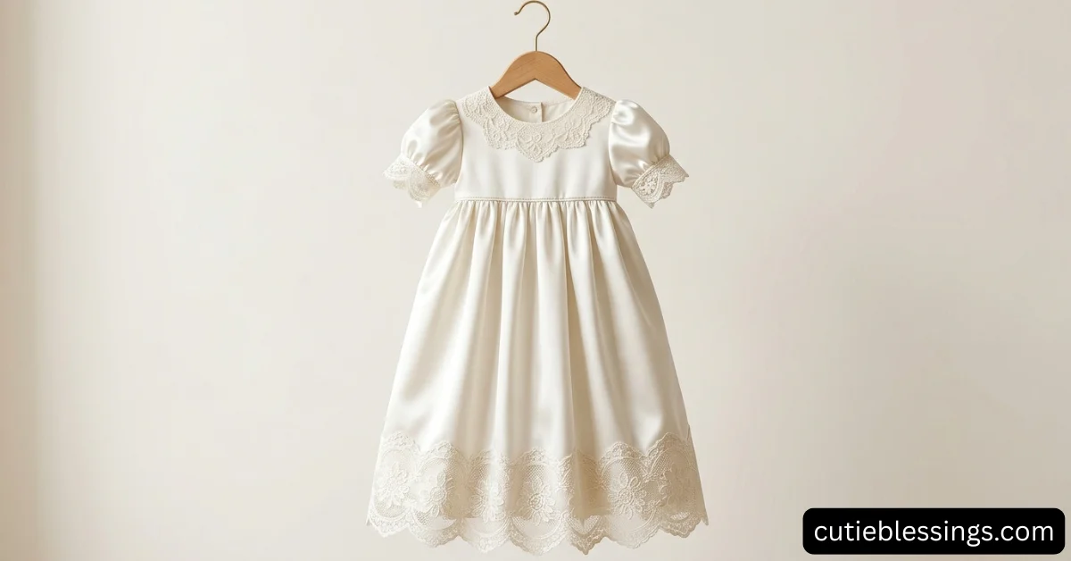 Satin Elegance LDS Blessing Dress