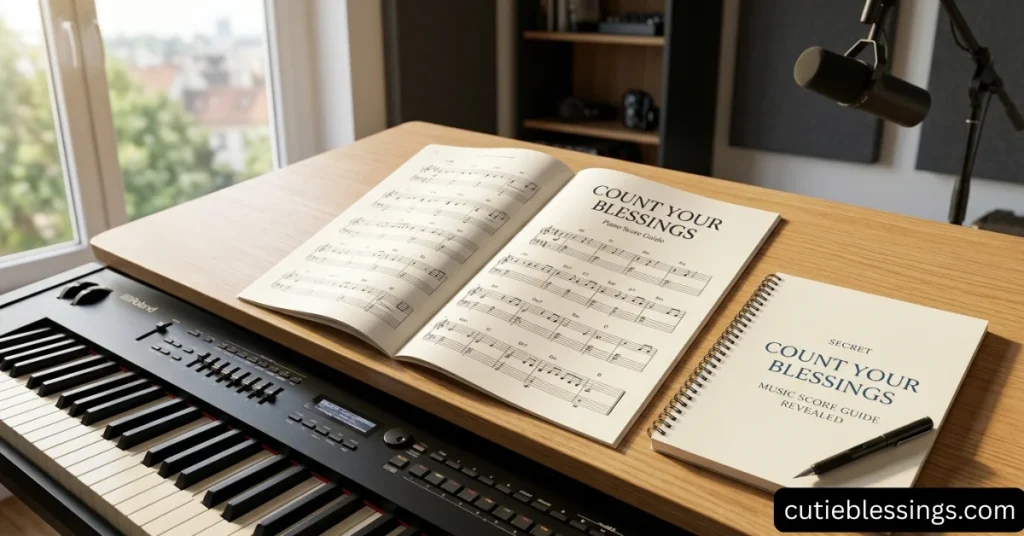Secret “Count Your Blessings” Music Score Guide Revealed