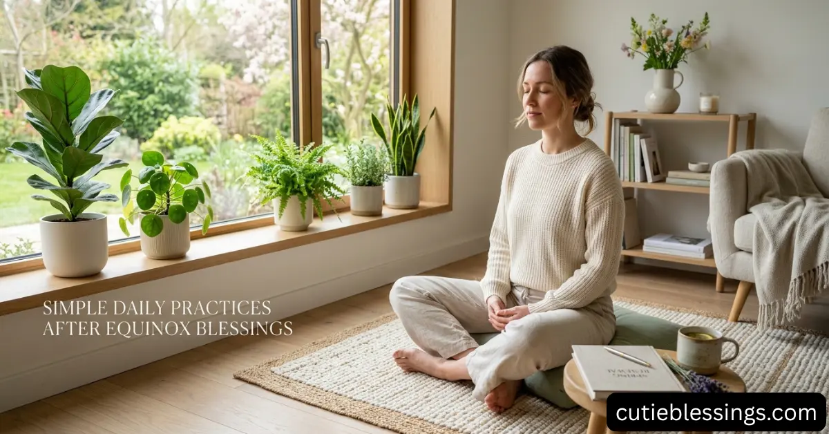 Simple Daily Practices After Equinox Blessings