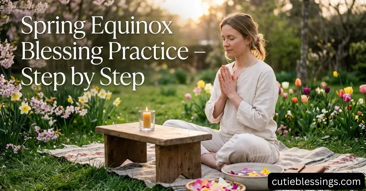 Step-by-Step Spring Equinox Blessing Practice