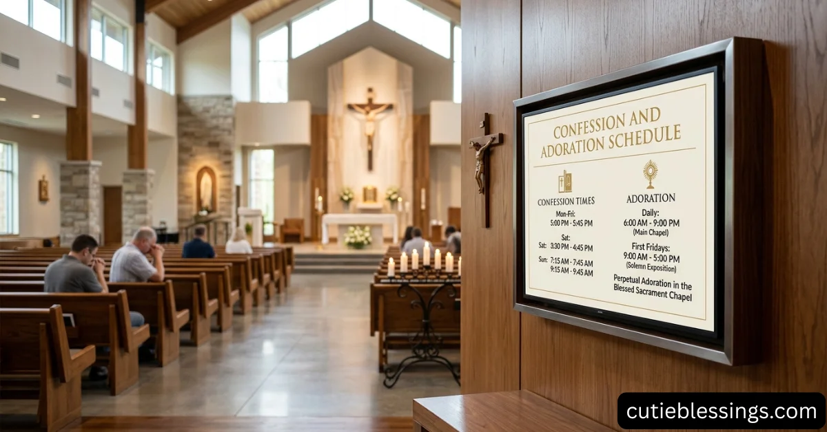 Typical Mass Times at Blessed Sacrament Church Laredo TX
