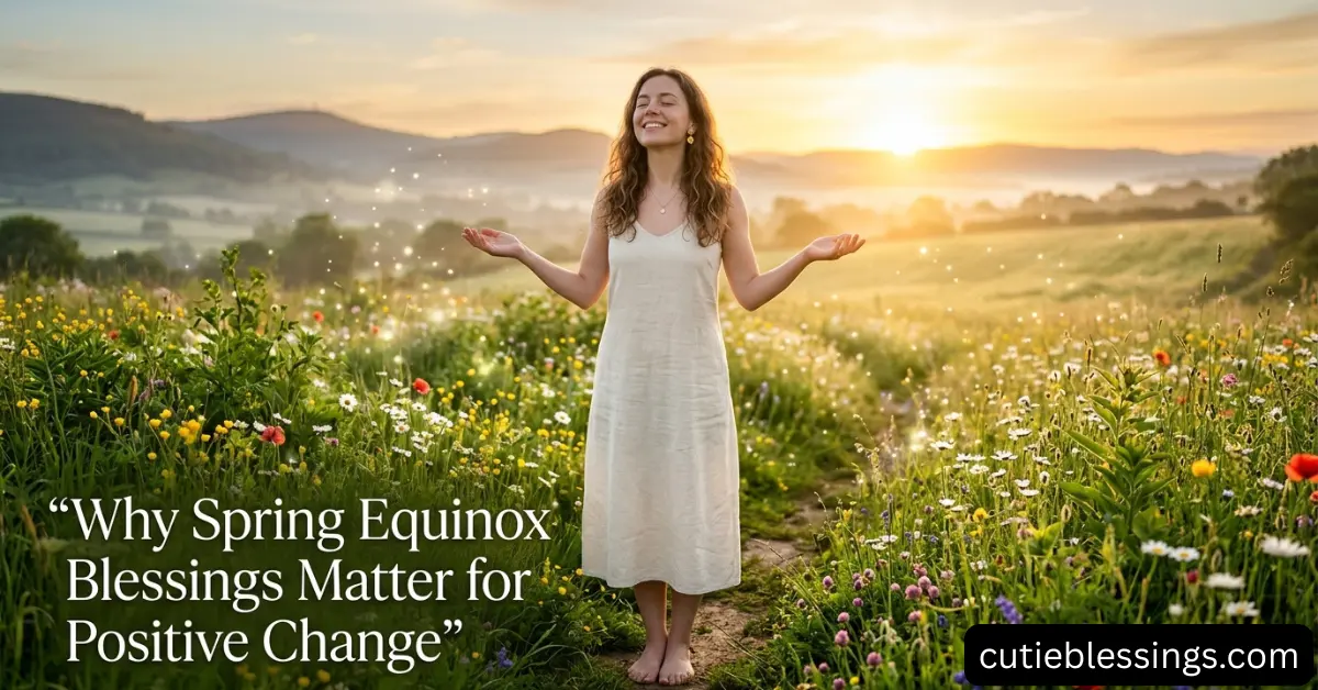 Why Spring Equinox Blessings Matter for Positive Change