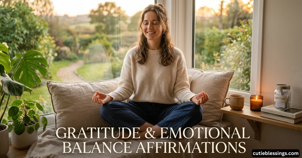 Gratitude & Emotional Balance Affirmations