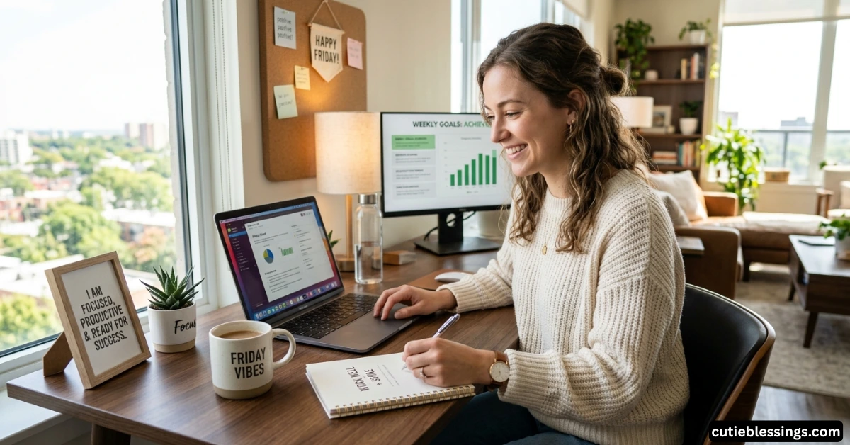 How Friday Positive Affirmations Improve Productivity and Focus