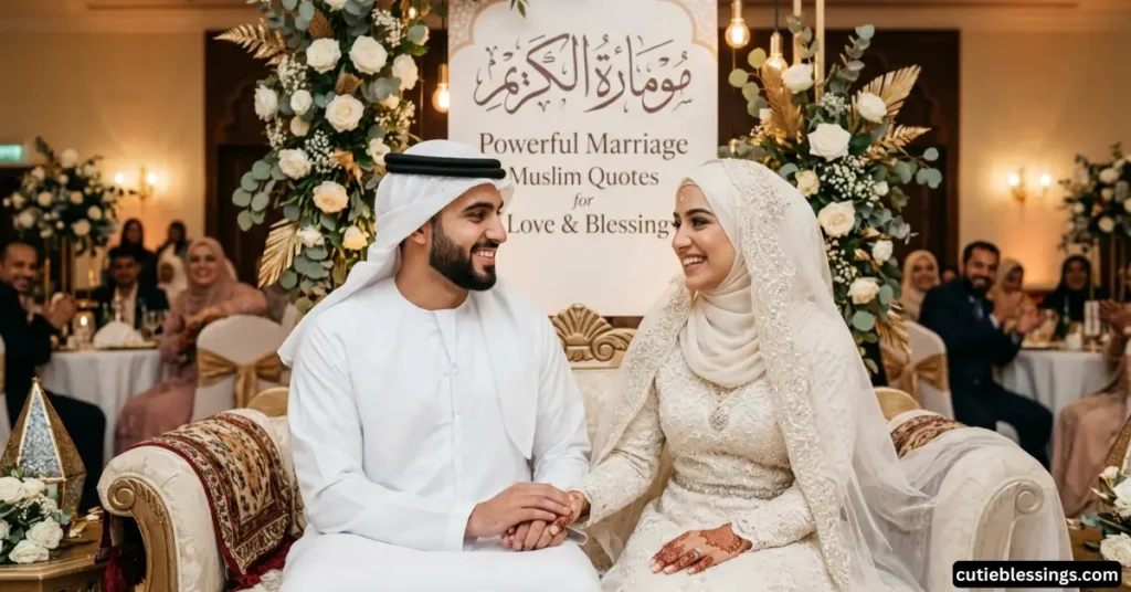 Powerful Marriage Muslim Quotes for Love & Blessing