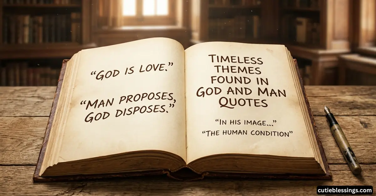 Timeless Themes Found in God and Man Quotes