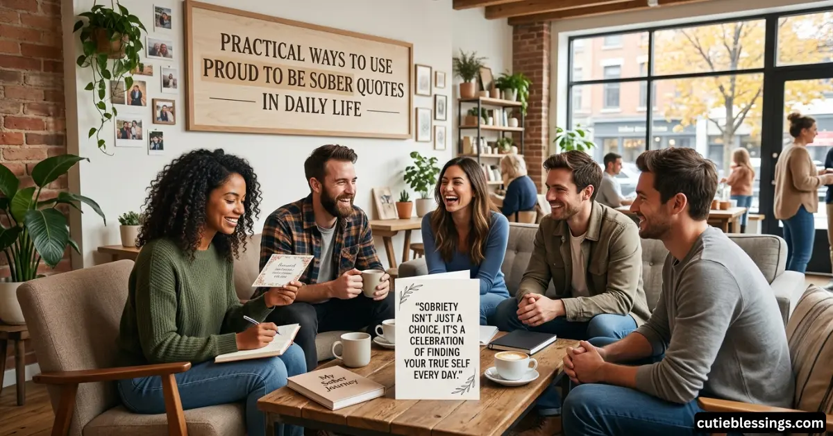 Practical Ways to Use Proud to Be Sober Quotes in Daily Life
