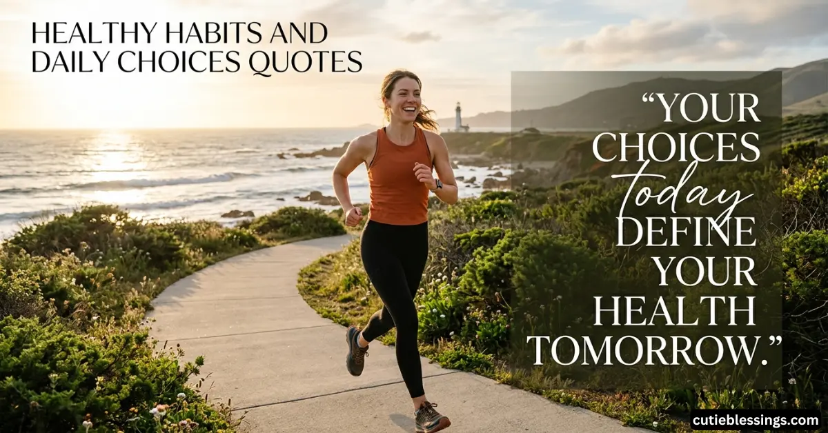 Healthy Habits and Daily Choices Quotes