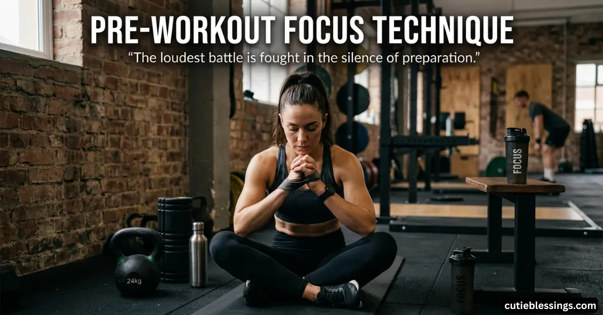 Pre-Workout Focus Technique