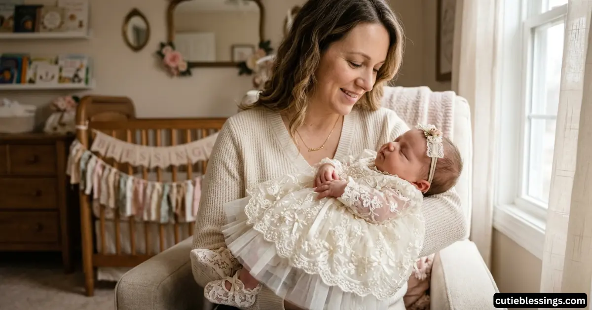 Styling Tips to Elevate the Overall Look for Newborn Blessing Dress 