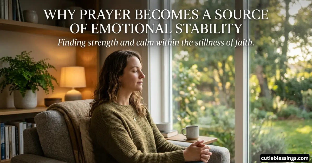 Why Prayer Becomes a Source of Emotional Stability