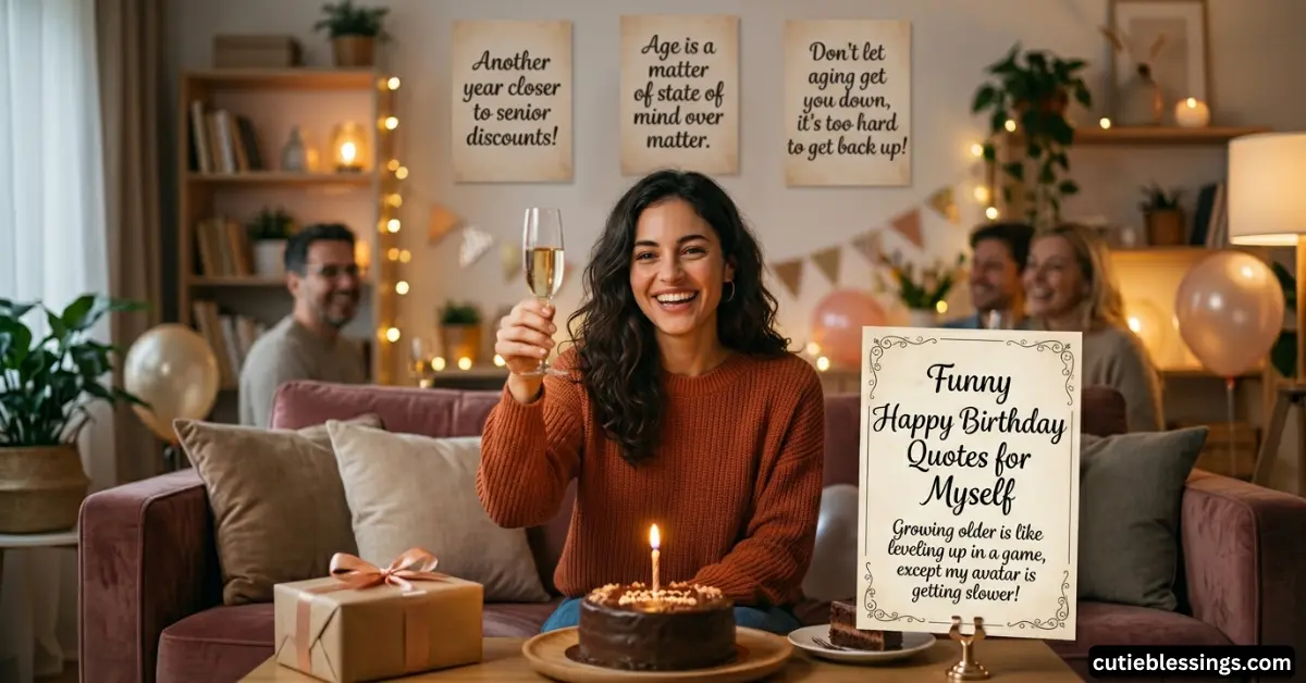 Funny Happy Birthday Quotes for Myself