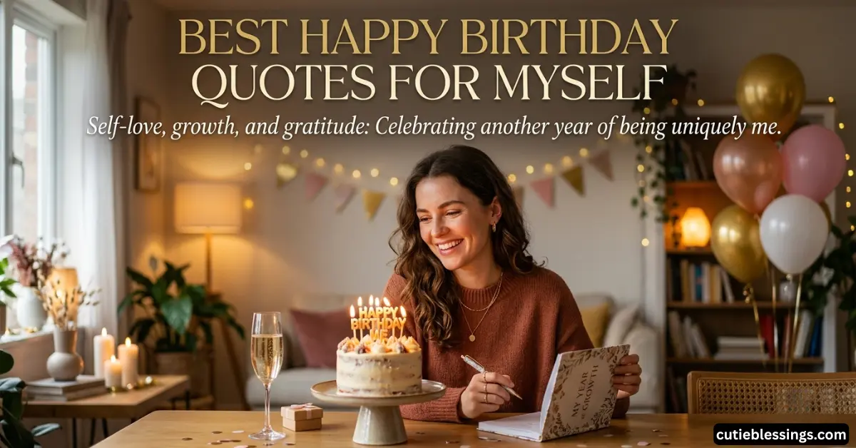 Best Happy Birthday Quotes for Myself