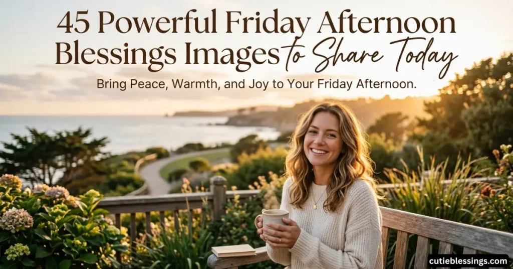 45 Powerful Friday Afternoon Blessings Images to Share Today