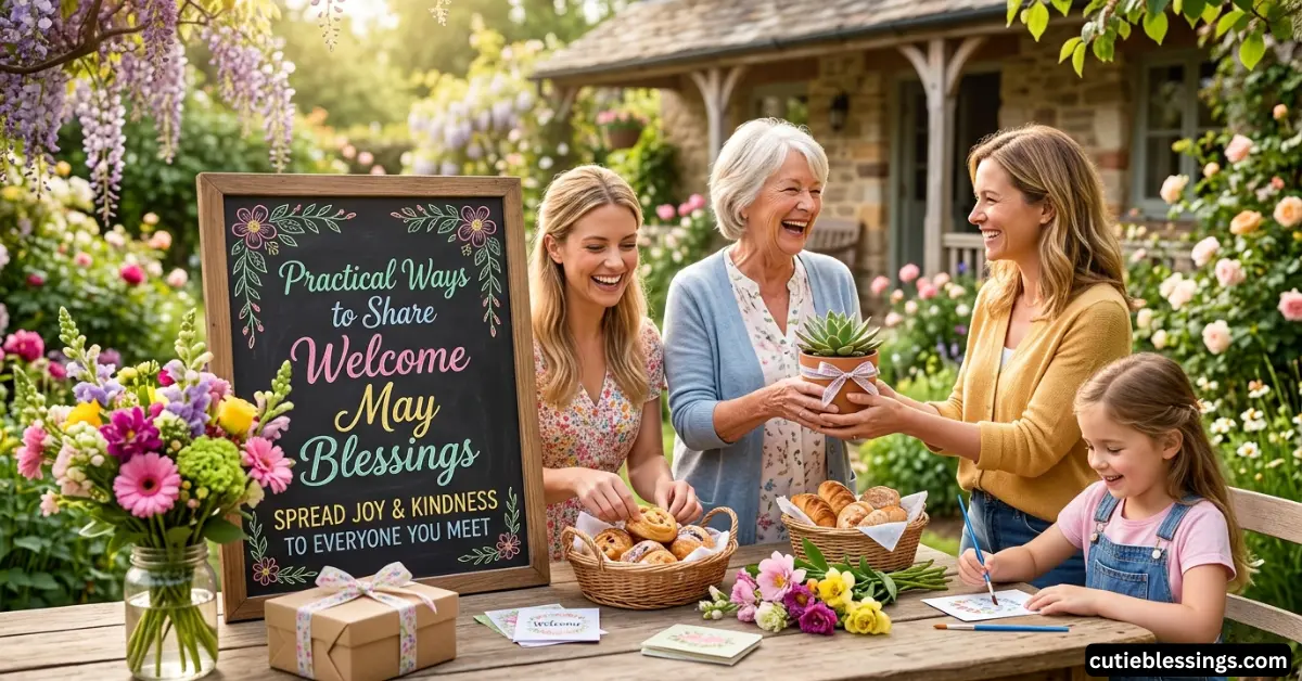 Practical Ways to Share Welcome May Blessings