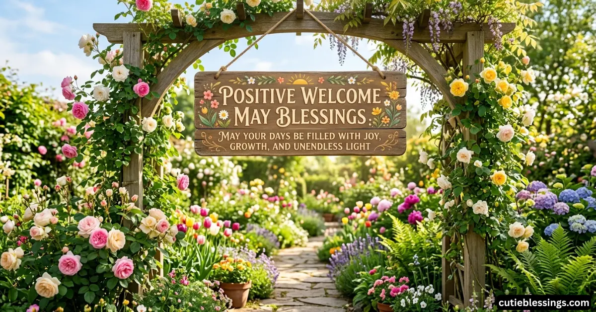 Positive Welcome May Blessings