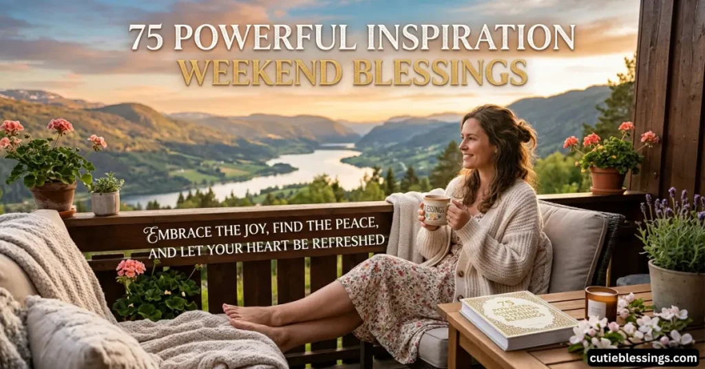 75 Powerful Inspiration Weekend Blessings to Brighten Your Day