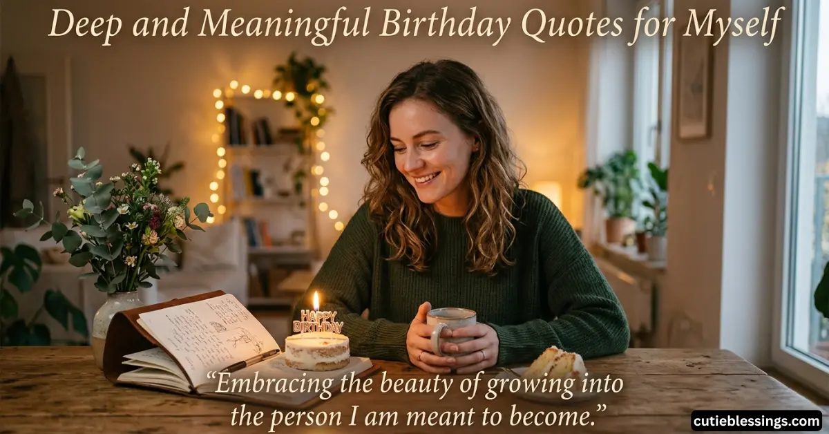 Deep and Meaningful Birthday Quotes for Myself