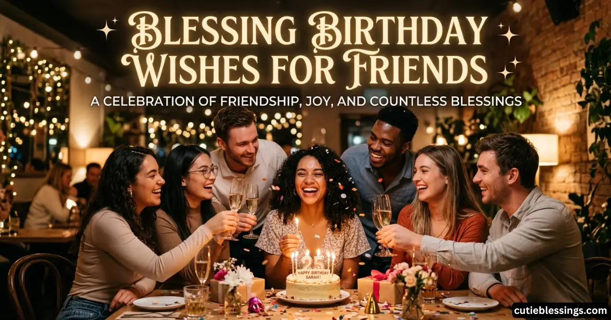 Blessing Birthday Wishes for Friends